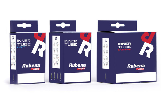 Duše RUBENA 28/29x1,75-2,45  (47/62-622/635) s tmelem FV 47mm v krabičce