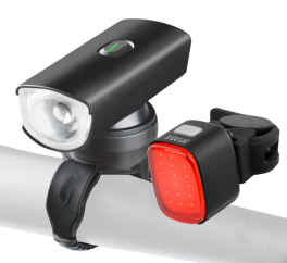 Sada světel PRO-T Plus 450 USB 450 Lumen + CUBE 100 50 Lumen 24 COB chips LED diod nabíjec