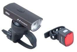 Sada světel PRO-T Plus 450 USB 450 Lumen + CUBE 100 50 Lumen 24 COB chips LED diod nabíjec