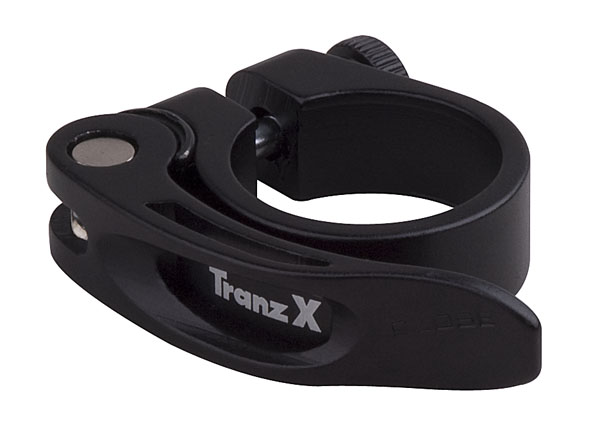 Objímka podsedlová TRANZ-X s rychloupínákem černá, prům 31,8mm