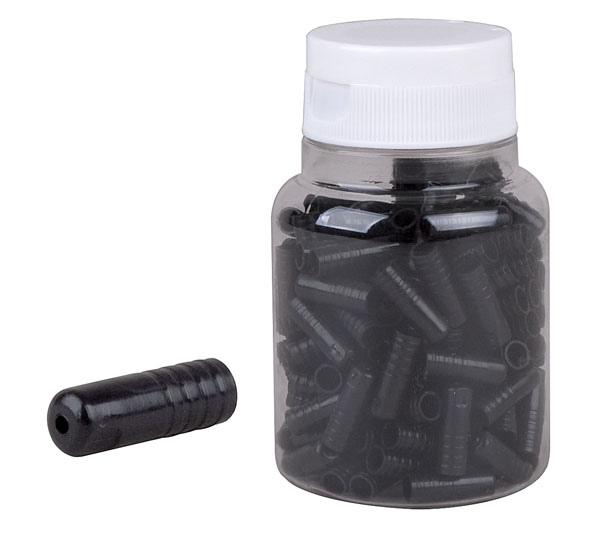 Koncovka bowdenu plast PRO-T AGR 4mm černá Sealed (láhev 150ks)